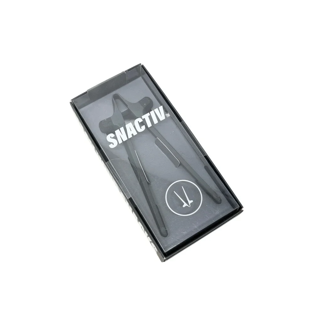 New Snactiv Dark Mode Snacking Tool Finger Chopsticks Black Multi-Tasking